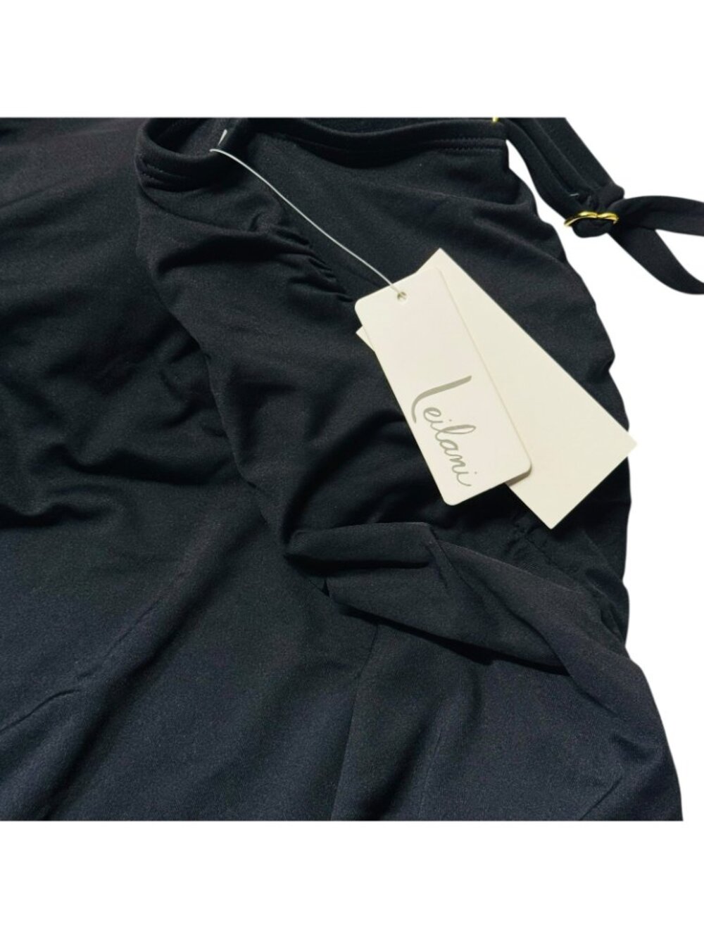 Leilani Black One Piece Swimsuit Women’s Size 12 NWT Never Worn - Picture 4 of 4